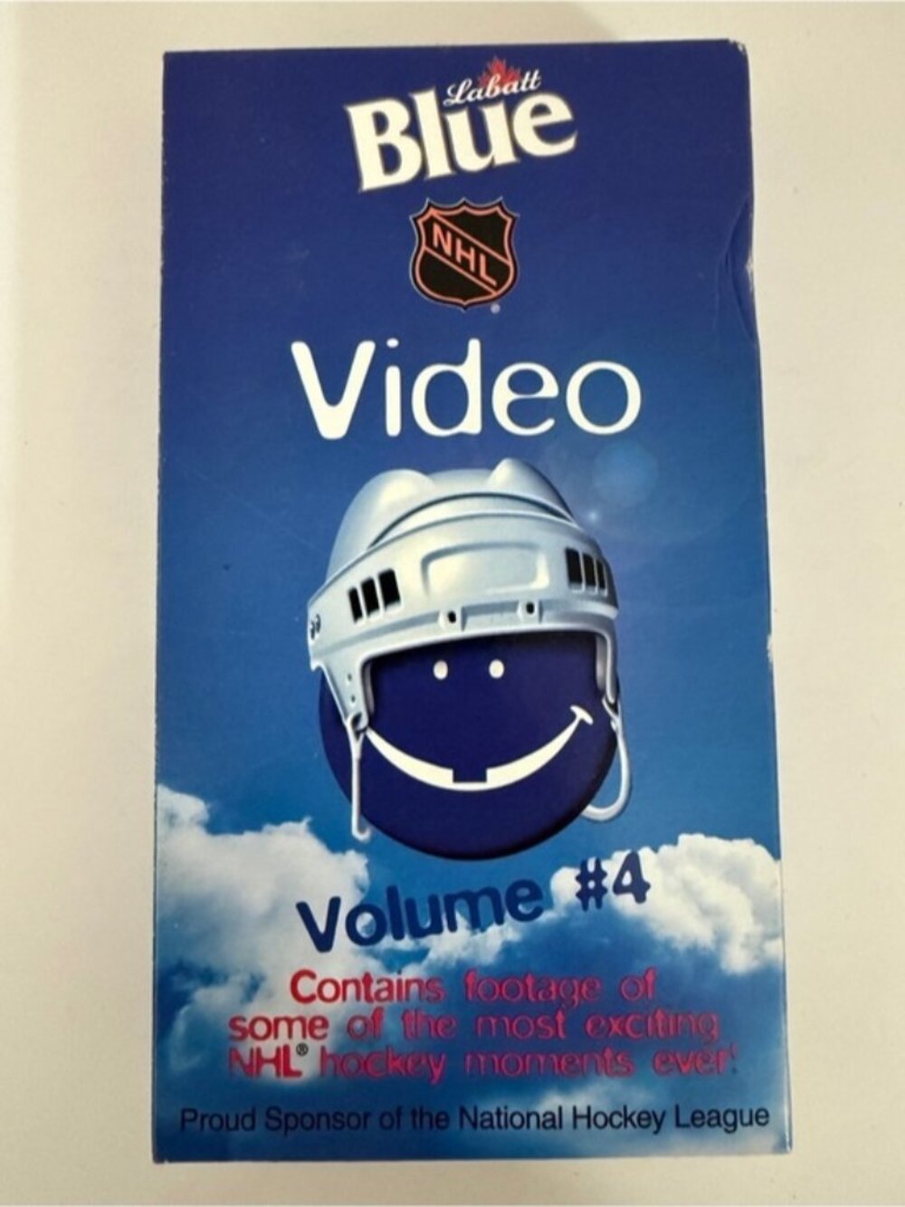 Labatt Blue NHL Video VHS Volume 4 Hockey Highlights Bloopers Vintage Tape